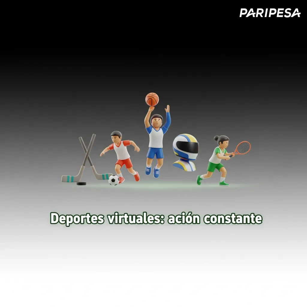 Deportes virtuales en acción: fútbol, caballos, tenis y autos; eventos rápidos simulados por RNG.