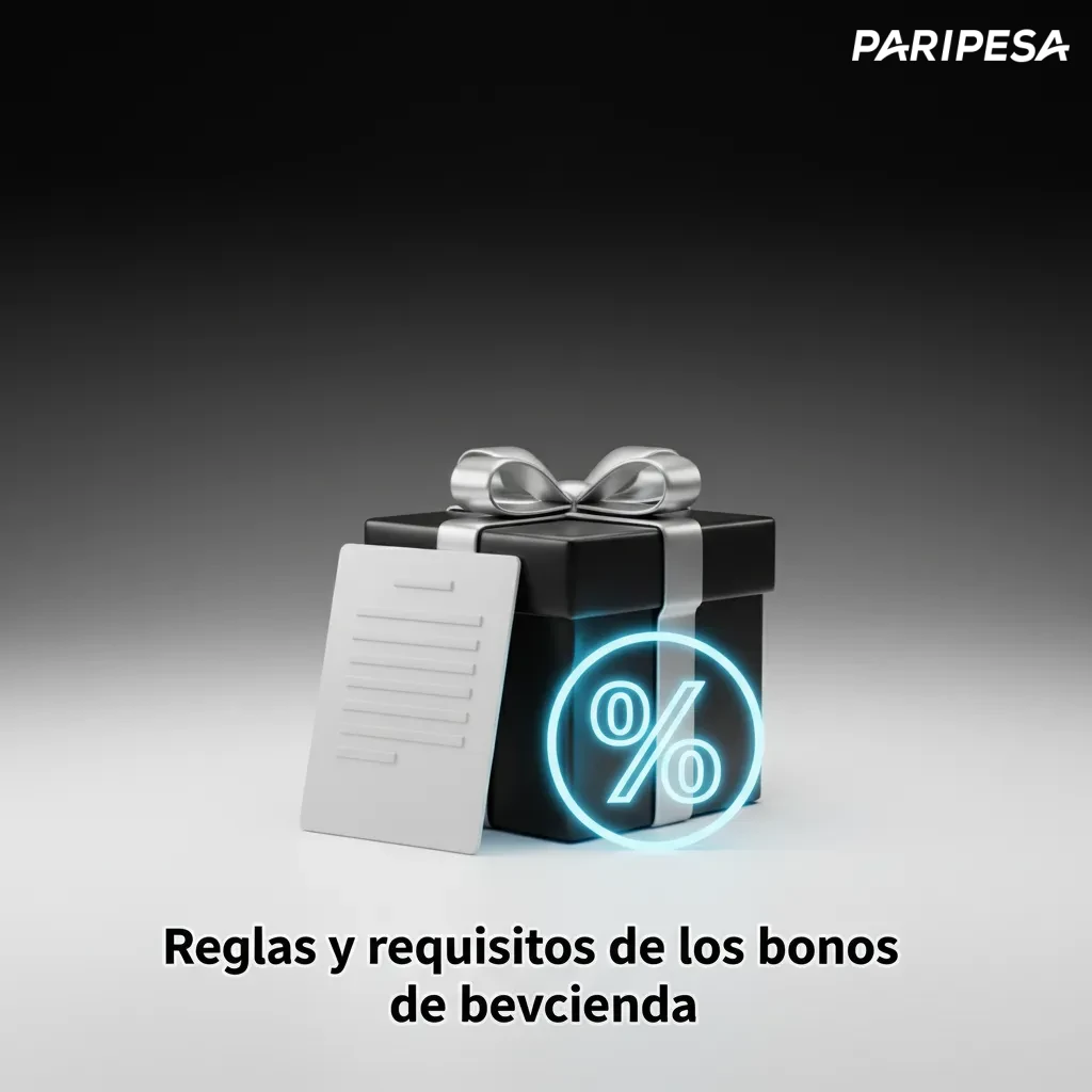 Infografía con reglas del bono de bienvenida de Paripesa en Chile: 18+, un bono por hogar/IP, selección previa, rollover.