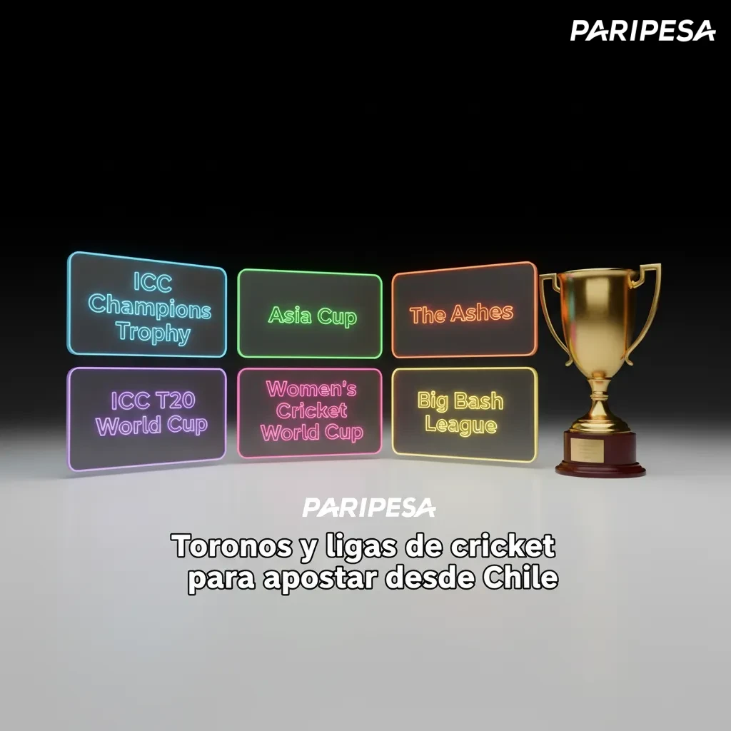 Cricket para apostar desde Chile: ICC World Cup, T20, The Ashes, IPL y ligas T20, mercados en vivo con estadísticas