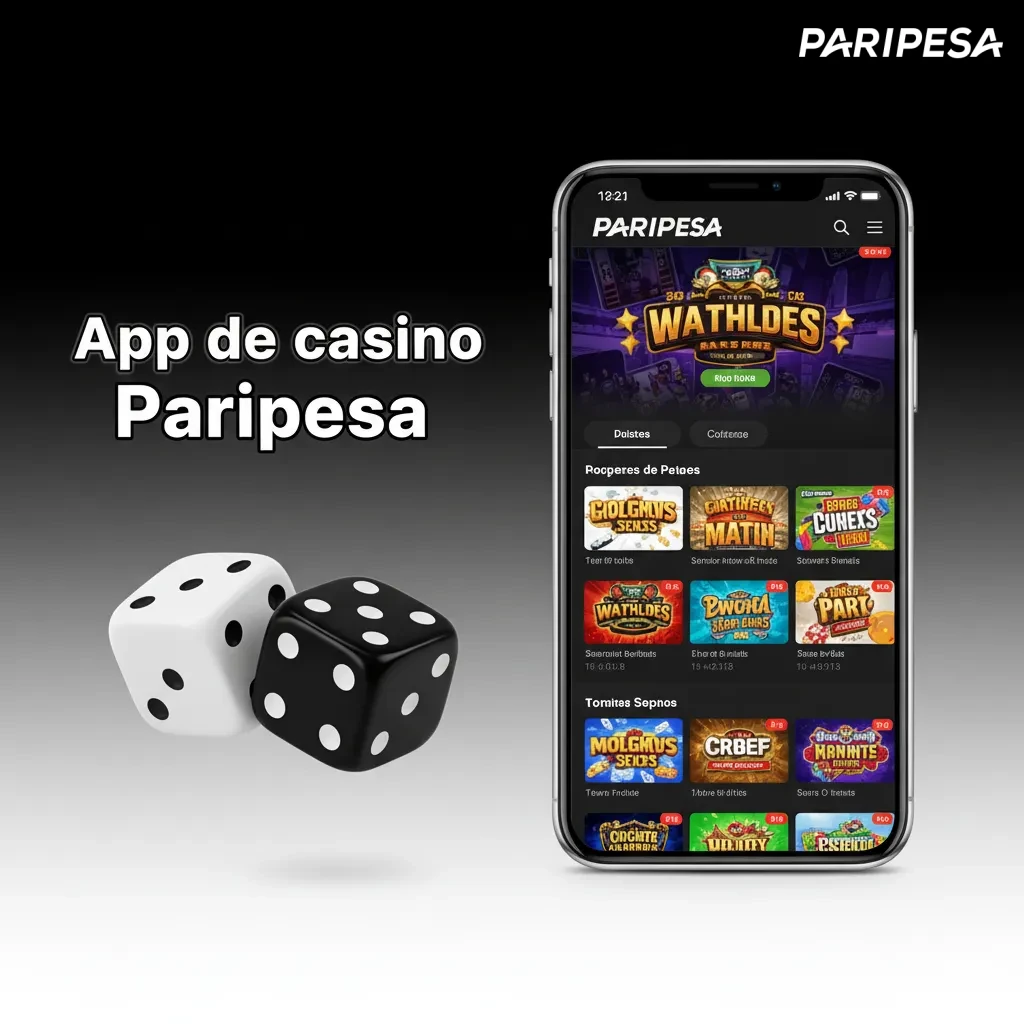 Pantalla de la app Paripesa: apuestas en vivo, cambio a casino, slots de Pragmatic/NetEnt y crupieres Evolution.