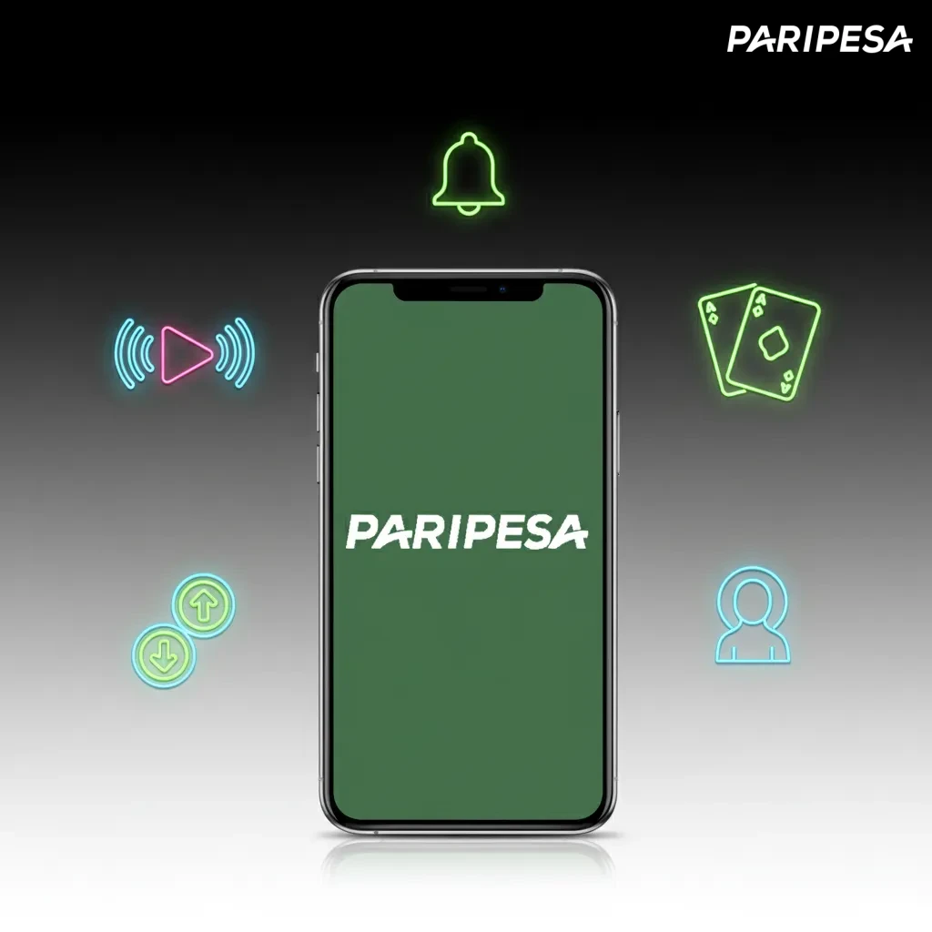 App móvil Paripesa: apuestas y casino, CLP, bonos, en vivo, cash out, depósitos rápidos, soporte 24/7, Face/Touch ID.