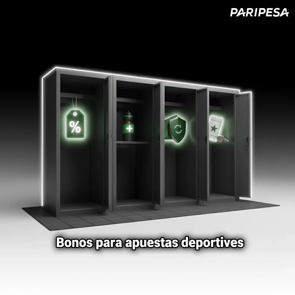 Bonos para apuestas deportivas: ACCA Boost, cashback semanal, seguro de apuesta y freebet en la app.