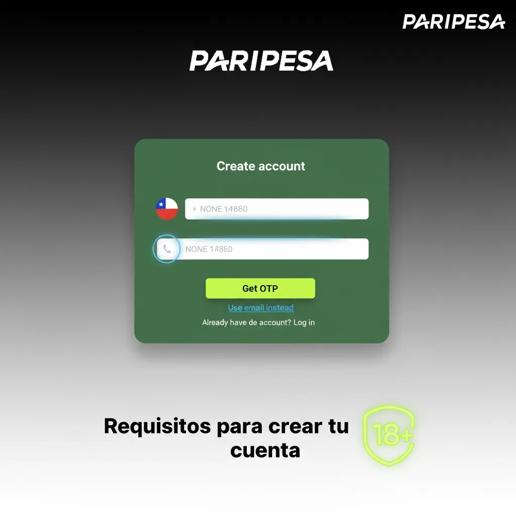 Checklist de requisitos para crear tu cuenta en Chile: 18+, datos reales e ID, una cuenta, uso personal, aceptar Términos.