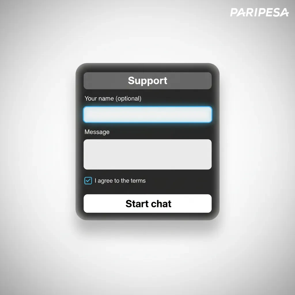 Soporte de escritorio Paripesa: chat 24/7, correo, redes, centro de ayuda y teléfono para Chile