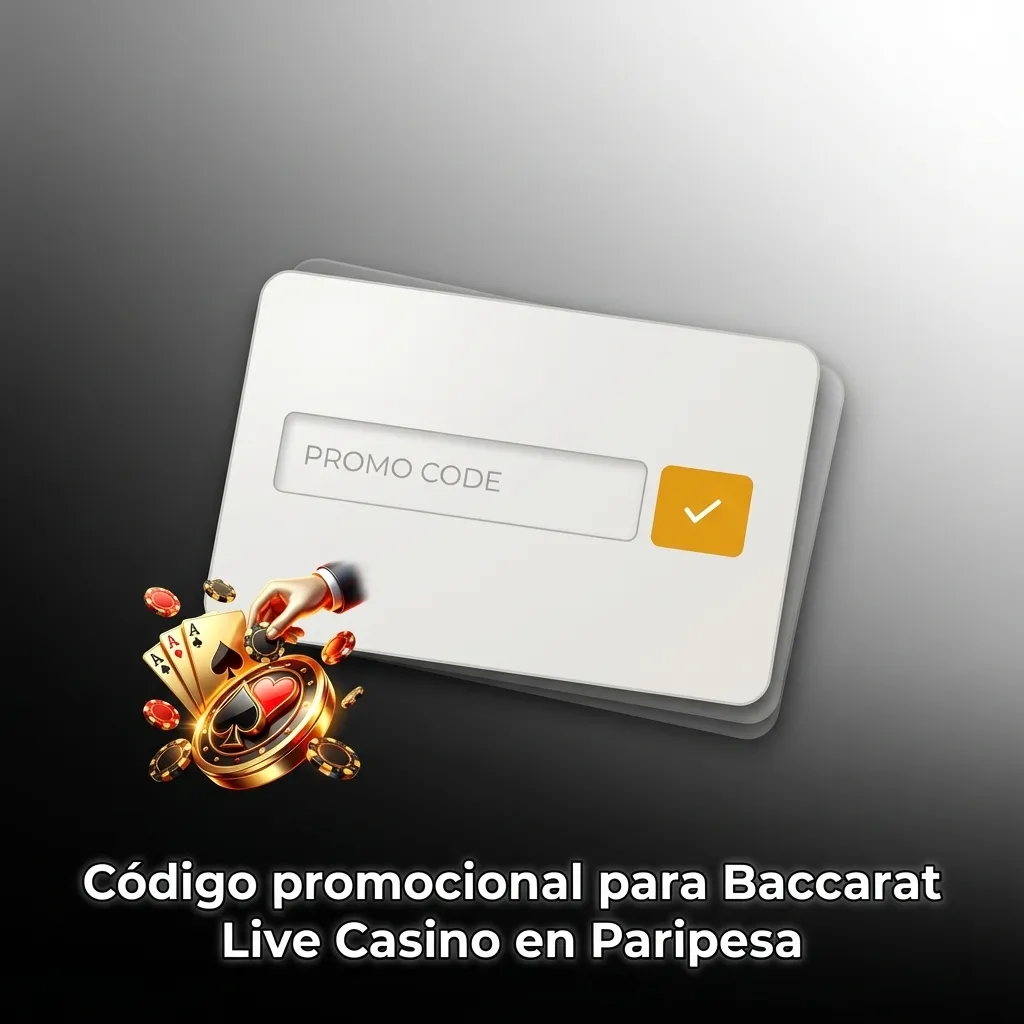 Banner de Paripesa promocionando código PARIBACCHILE para jugadores de Chile en Baccarat Live Casino