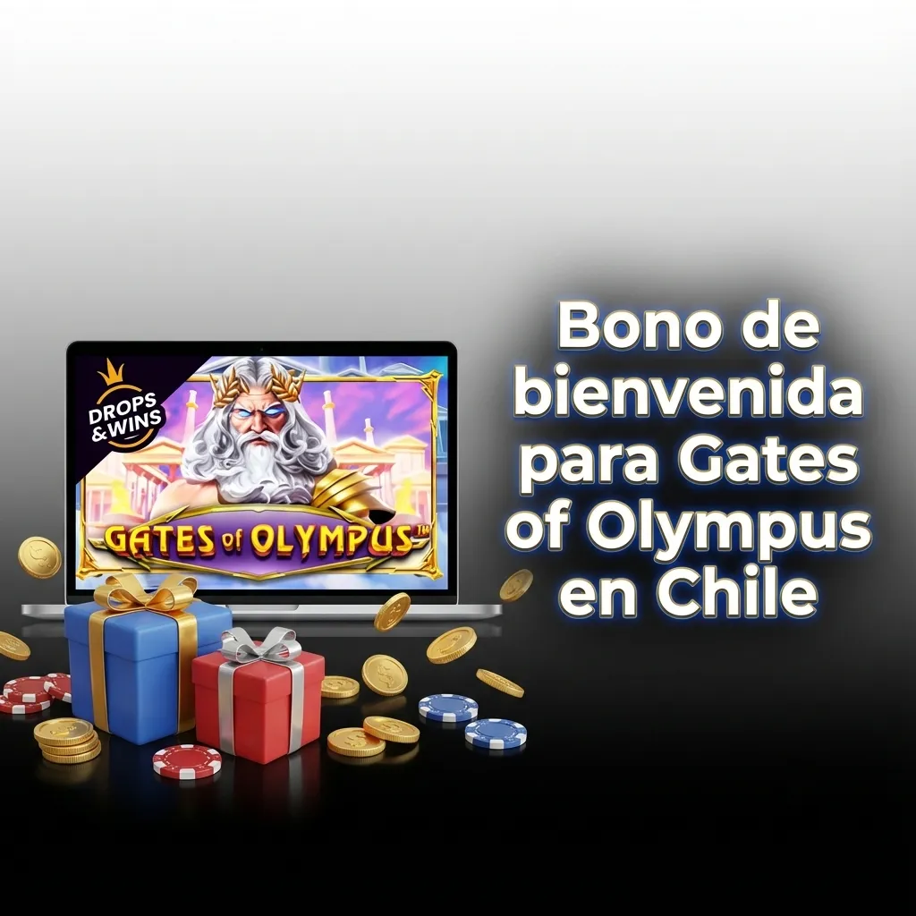 Banner chileno de casino online promocionando bono 100% hasta 100 € y tiradas gratis para jugar Gates of Olympus