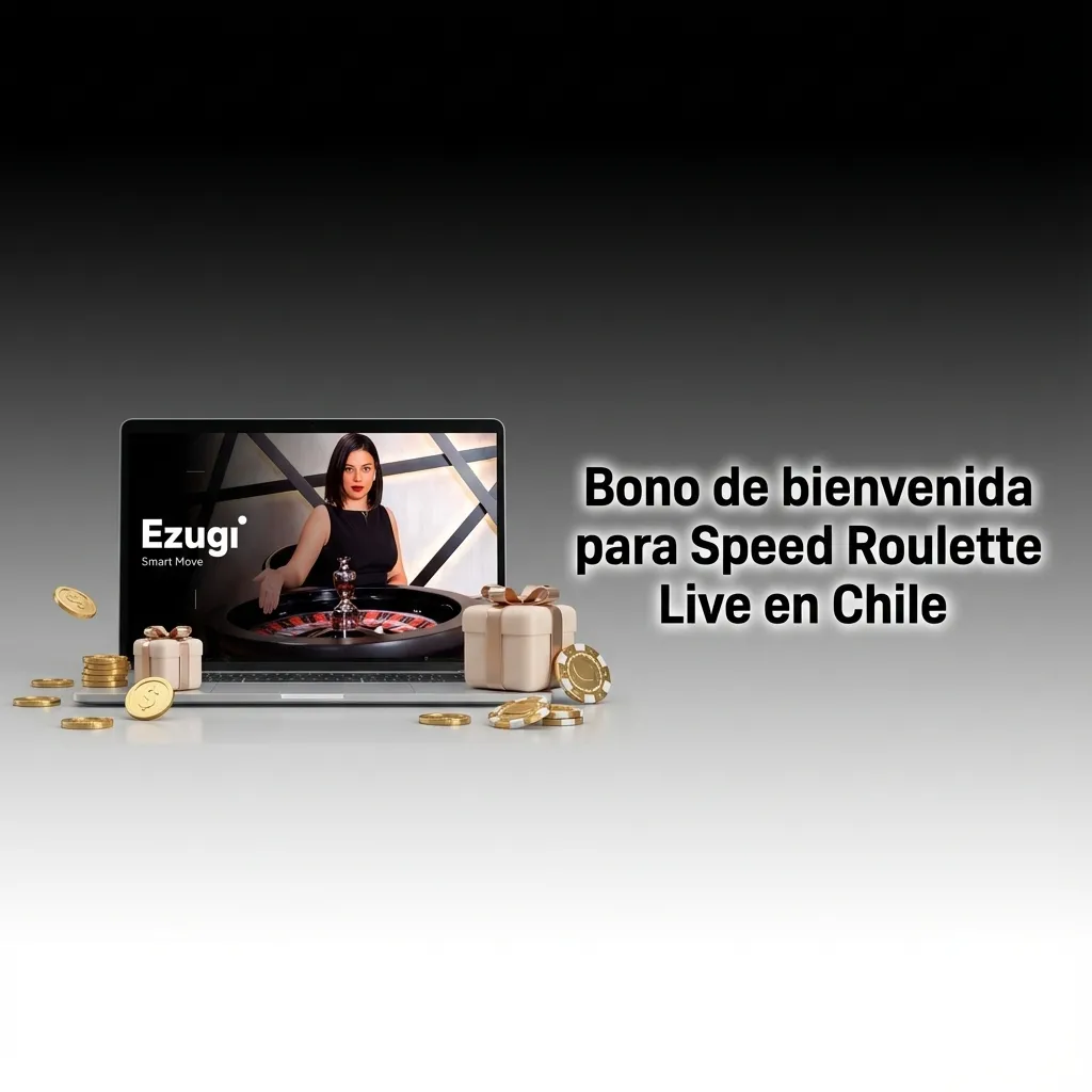 Banner de bono de bienvenida 100% hasta 100 € y tiradas gratis para Speed Roulette Live en casino online de Chile