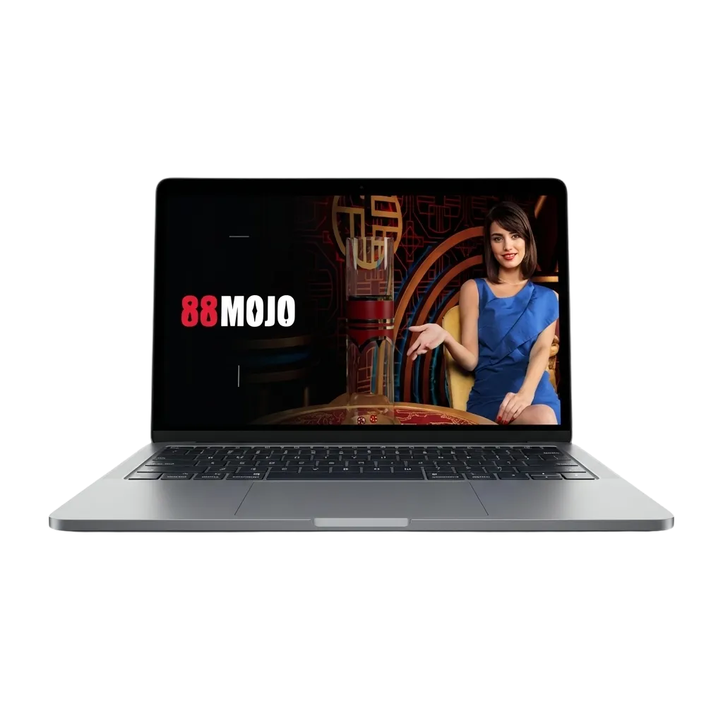 Pantalla de casino online chileno mostrando mesa en vivo de Gravity Sic Bo y bono de bienvenida destacado