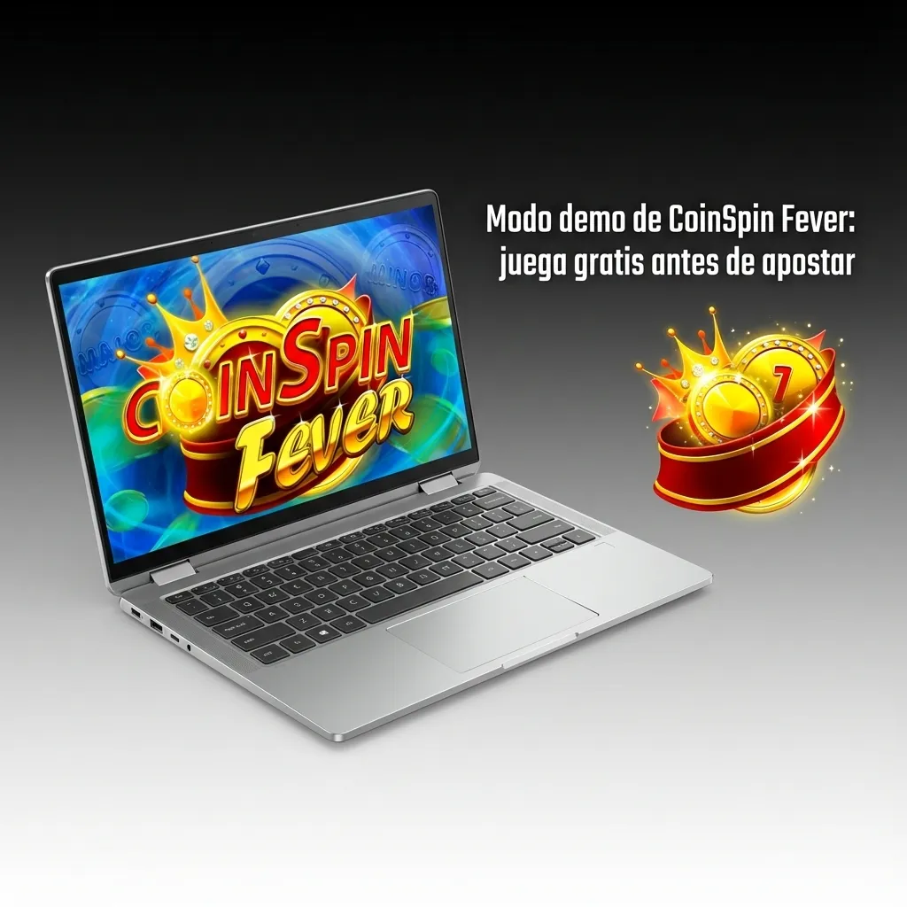 Pantalla de CoinSpin Fever en Paripesa mostrando modo demo gratis con saldo virtual y botón para jugar sin depósito