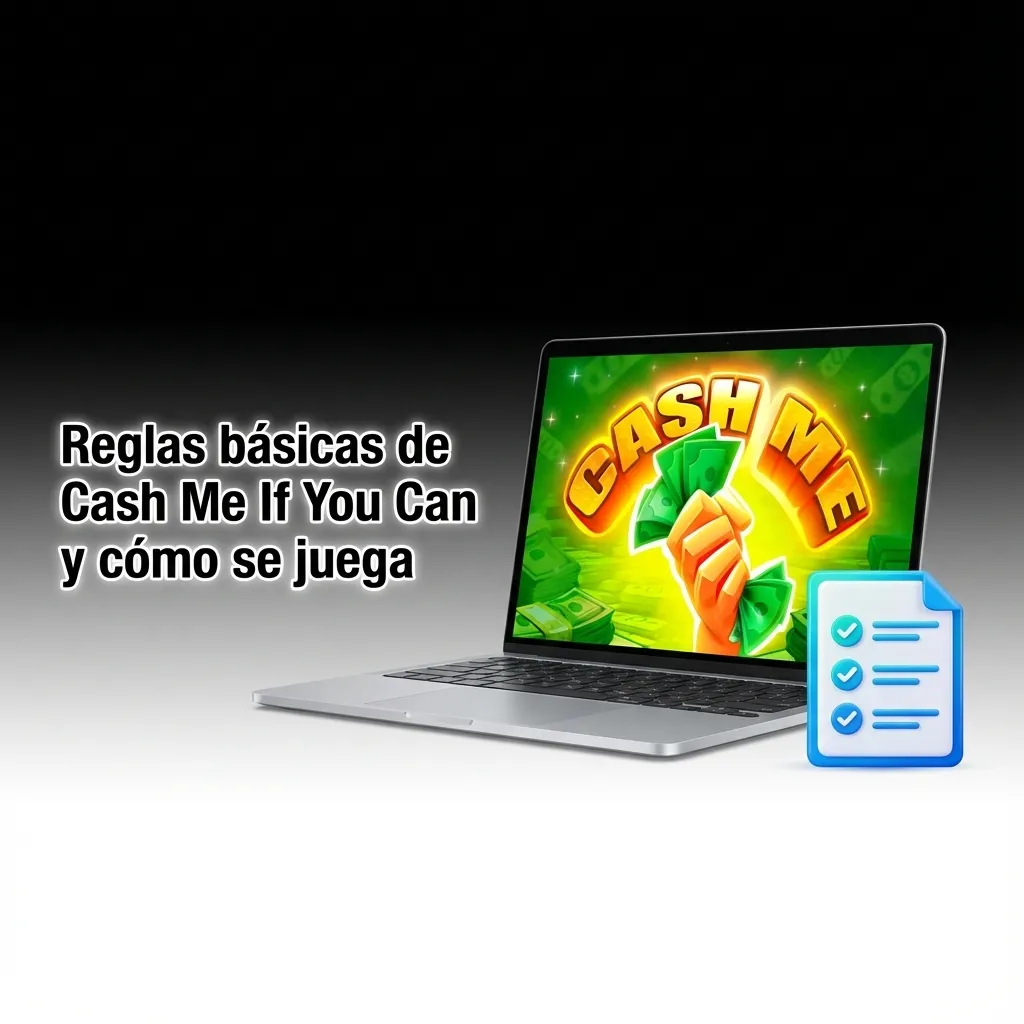 Interfaz de juego Cash Me If You Can con opciones de apuesta, autojuego y tabla de premios en pantalla