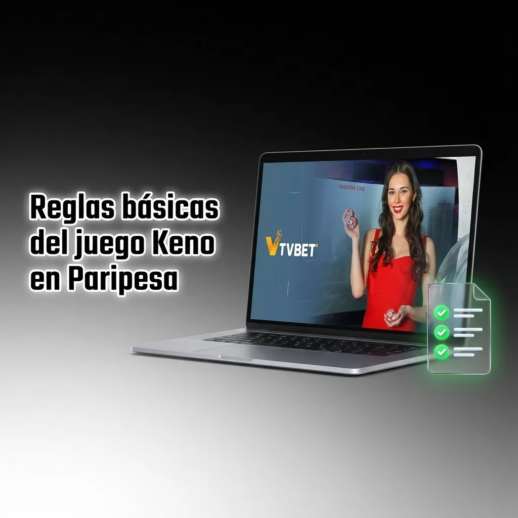 Ilustración de la pantalla de Keno en Paripesa mostrando números seleccionados, sorteo y tabla de pagos visible.