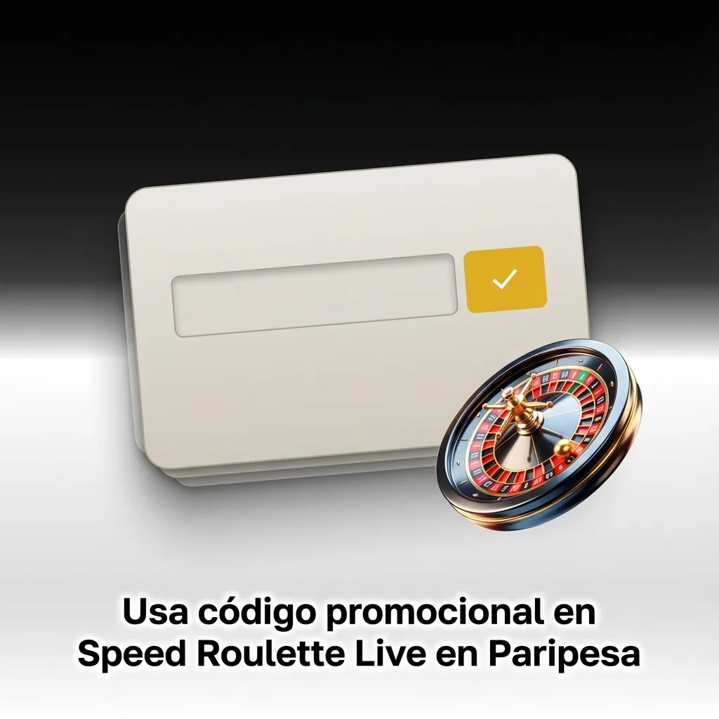 Banner de Speed Roulette Live en Paripesa con texto destacando código promocional exclusivo CASINO2024 para nuevos jugadores