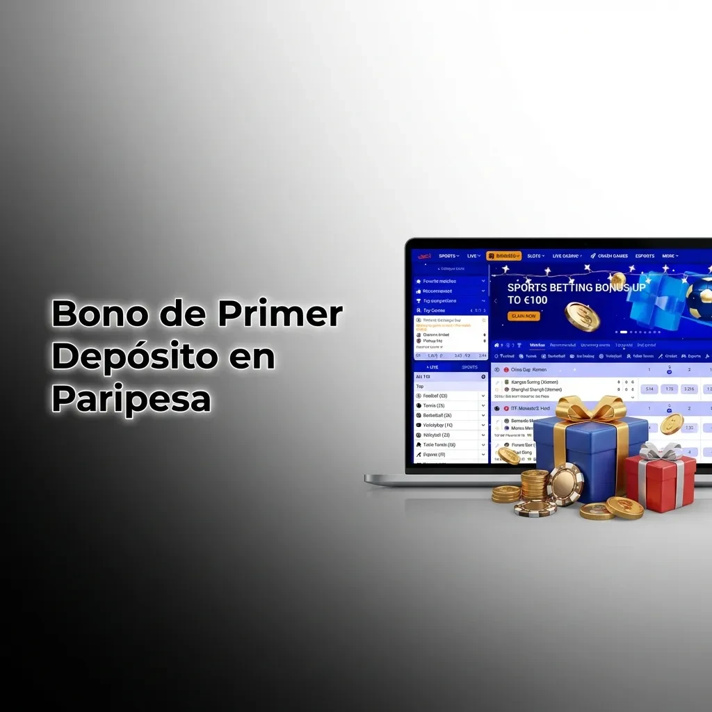 Paripesa welcome bonus banner showing 100% match up to $60,000 CLP plus free spins for new depositors