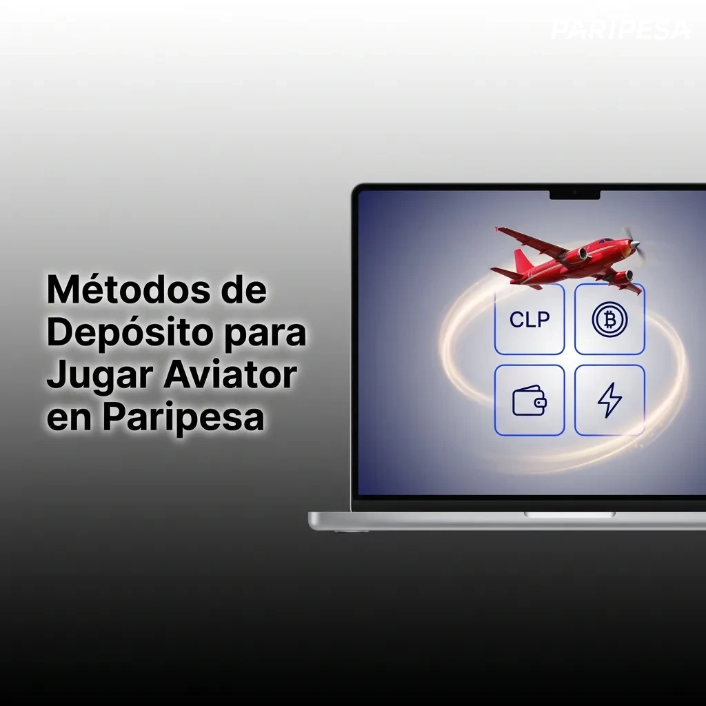 Múltiples métodos de pago incluyendo tarjetas, criptomonedas y billeteras digitales para depositar en Aviator Paripesa Chile