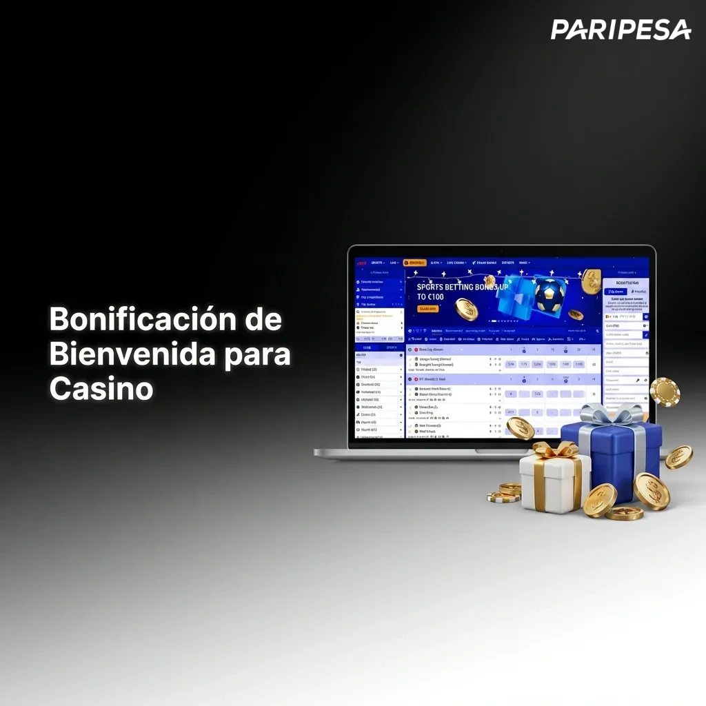 Casino welcome bonus showing 100% match up to €100 plus free spins for new players on first deposit