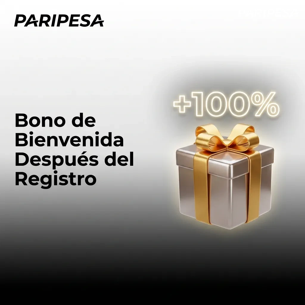 Paripesa welcome bonus offer showing 100% first deposit match up to 100€ plus free spins for new users in Chile