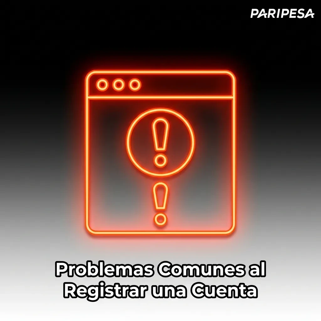 Troubleshooting guide showing common account registration problems and their solutions with bullet points