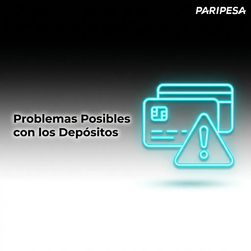 Ilustración de errores comunes en depósitos: transacciones rechazadas, fondos no acreditados y problemas de verificación