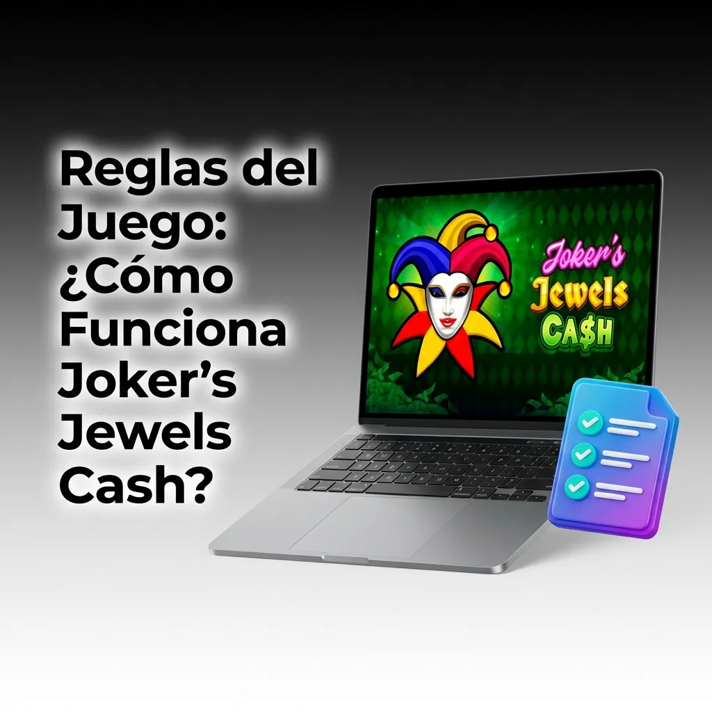 Joker's Jewels Cash slot machine showing 5 reels with colorful fruit symbols, bells, sevens, and joker wild icons