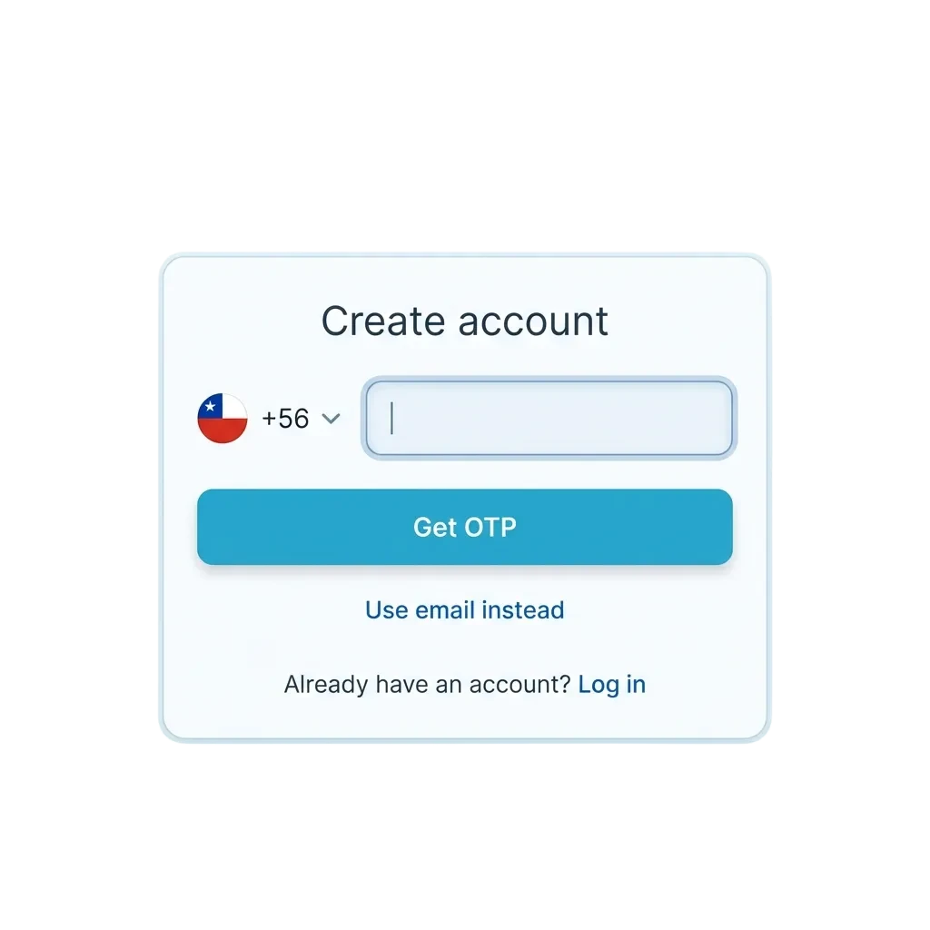 Pantalla de registro y login de Paripesa mostrando formularios para crear cuenta y verificar identidad en plataforma de apuestas