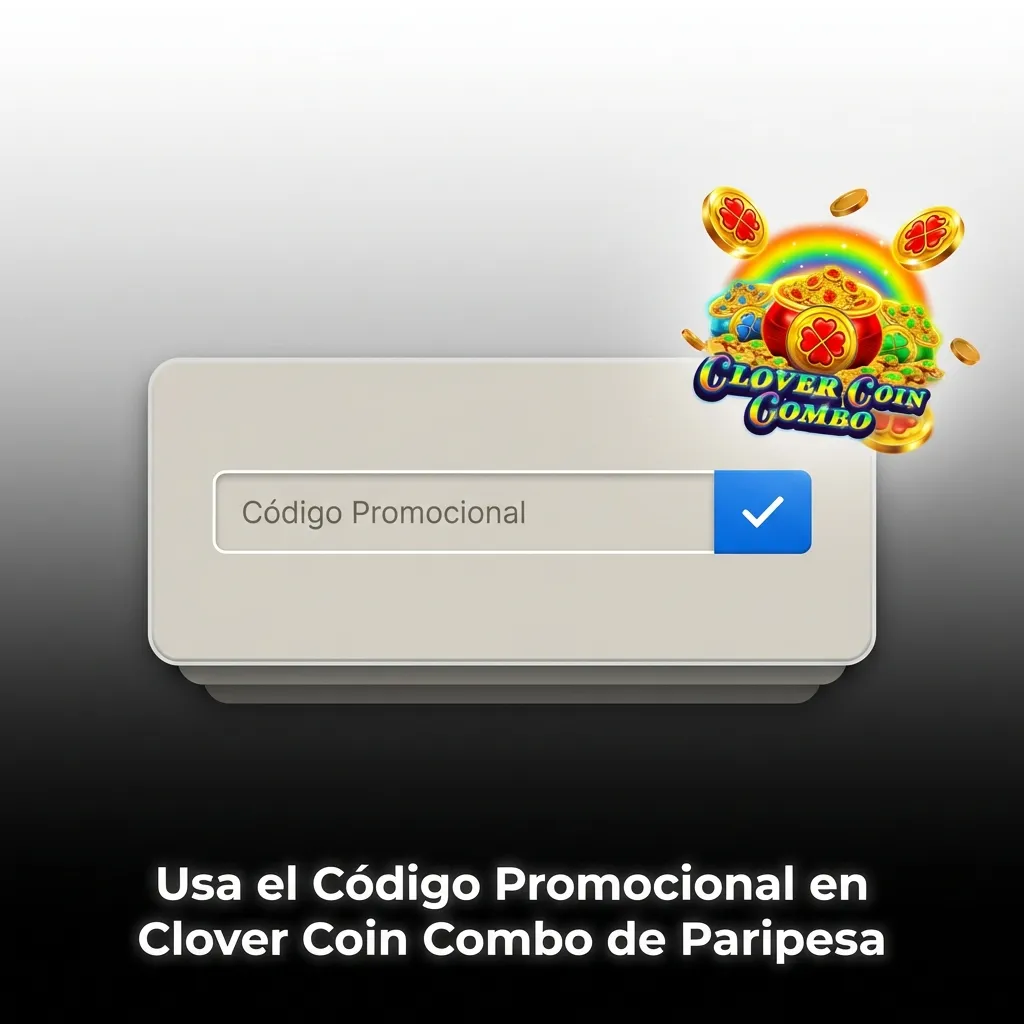 Paripesa registration form showing promo code CLOVER100 field for 50 free spins bonus on Clover Coin Combo slot game