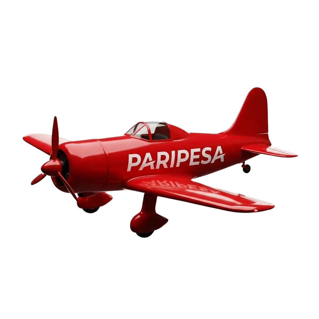 Aviator game interface showing plane taking off with multiplier display and betting controls on Paripesa platform