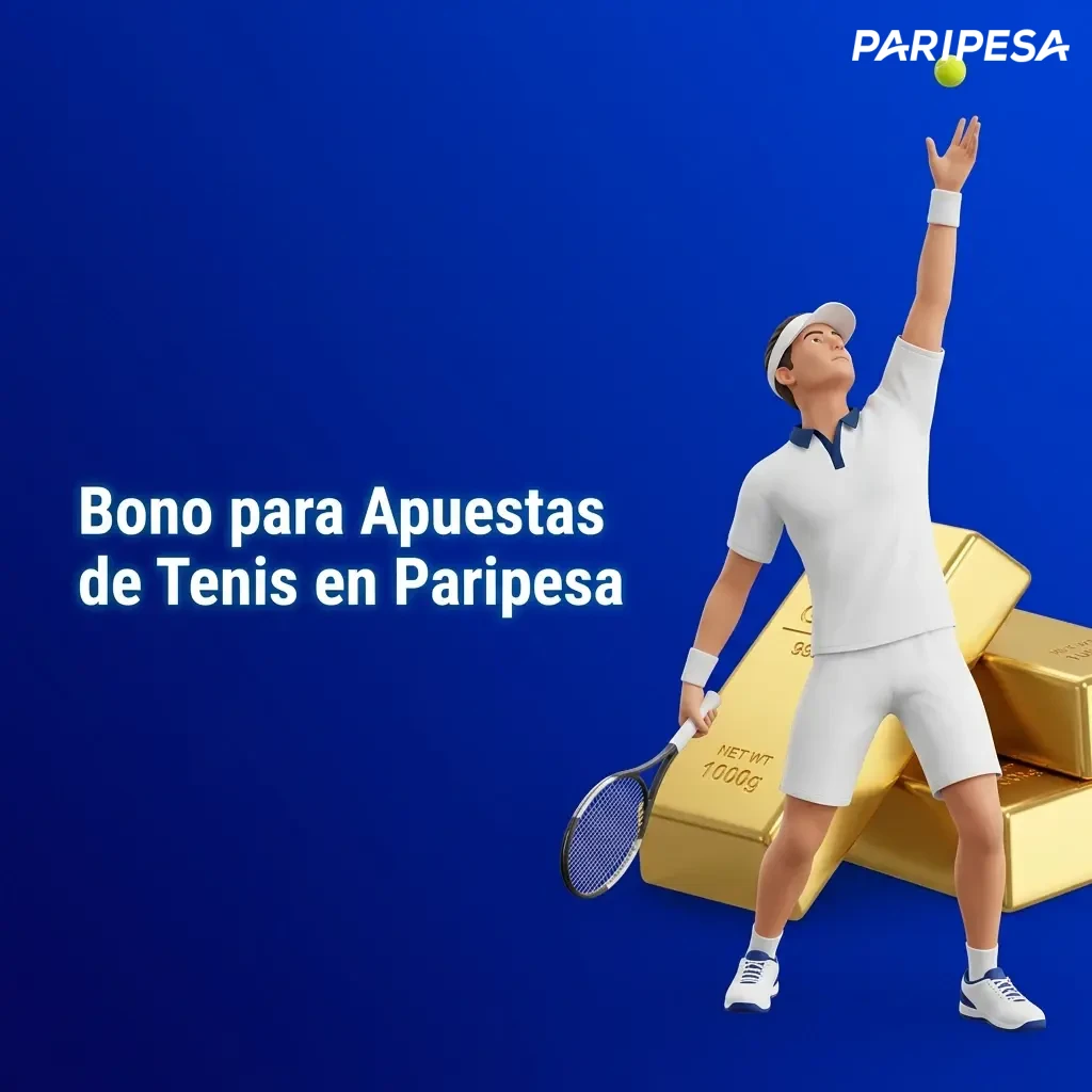 Bono de bienvenida de Paripesa para apuestas de tenis: 100% hasta $97.500 CLP.