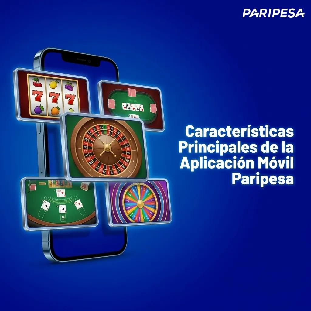 Paripesa mobile app interface showing sports betting and casino features with Chilean payment options and bonuses