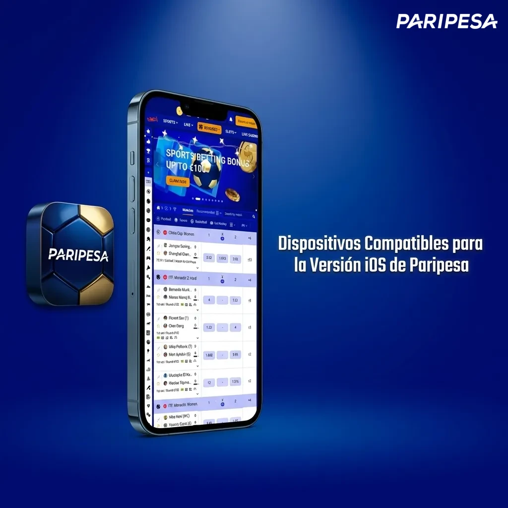 Paripesa iOS app compatible devices including iPhone models from 2017+ and iPad tablets with iOS 12 or higher