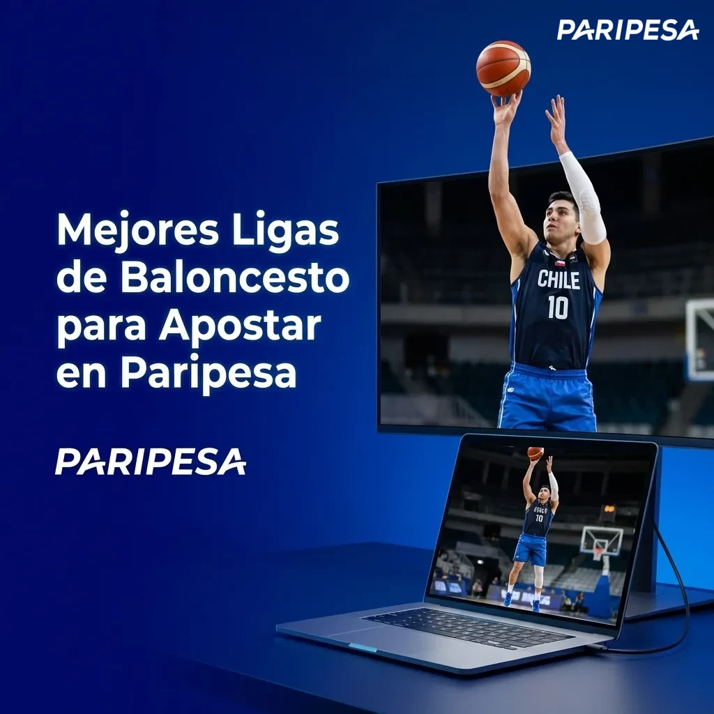 Basketball leagues displayed on Paripesa betting platform including NBA, Euroleague, and Chilean national league options