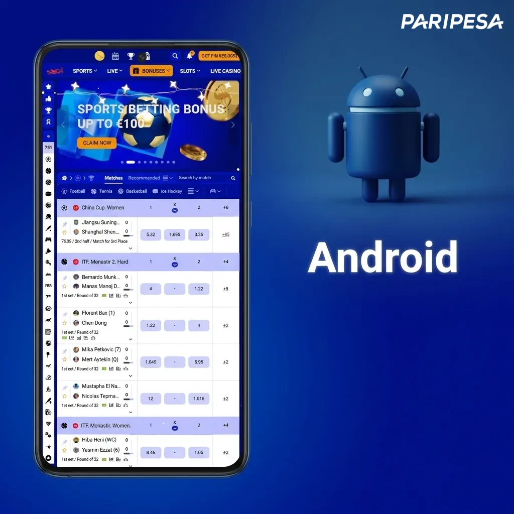 Android app installation guide showing download and setup steps for devices with version 5.0 or higher