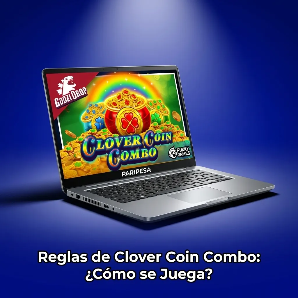 Pantalla de juego de Clover Coin Combo mostrando multiplicador creciente y botón de retiro en interfaz de apuestas